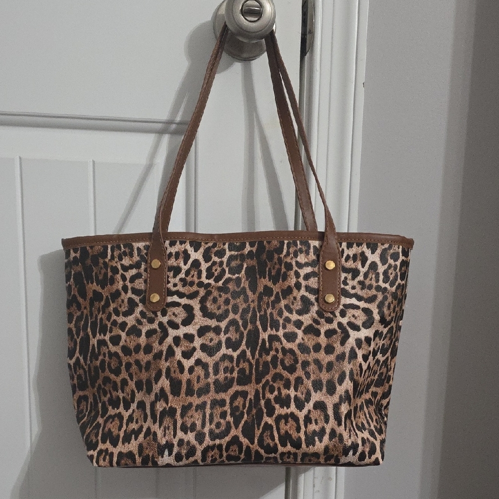 Leopard Print Tote Bag